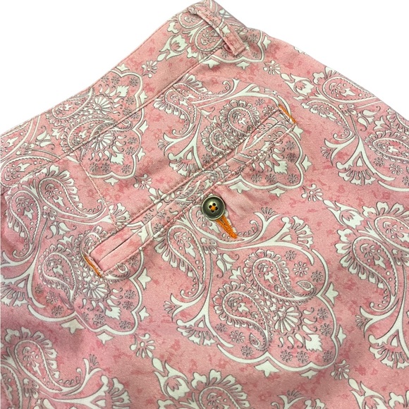 Tallia Sport Shorts | Modern Fit Stretch | Coral/Pink Pattern | Men’s 38 - Picture 7 of 8